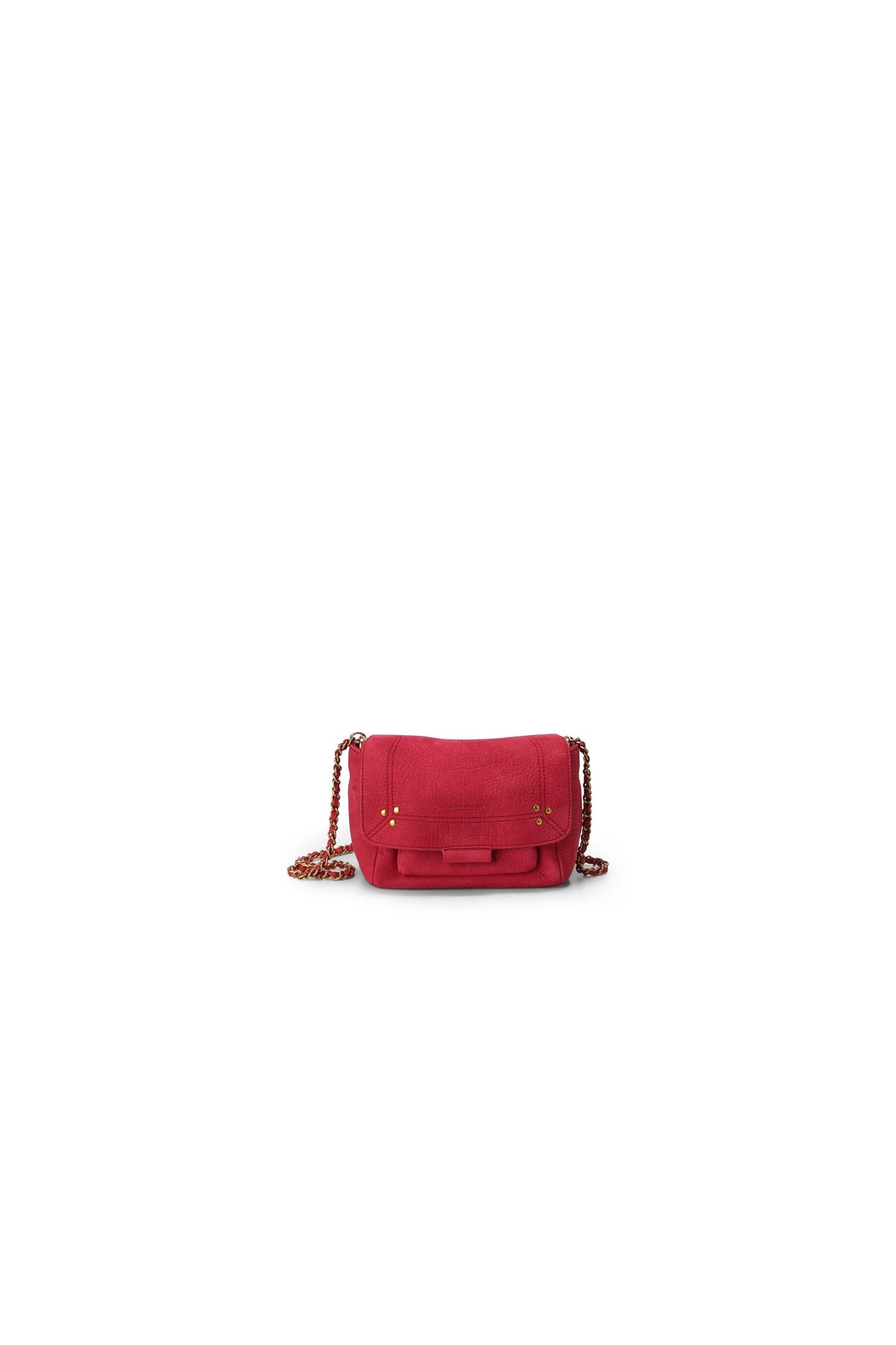 Lulu S taurillon Imprimé Croco Framboise Jerome Dreyfuss