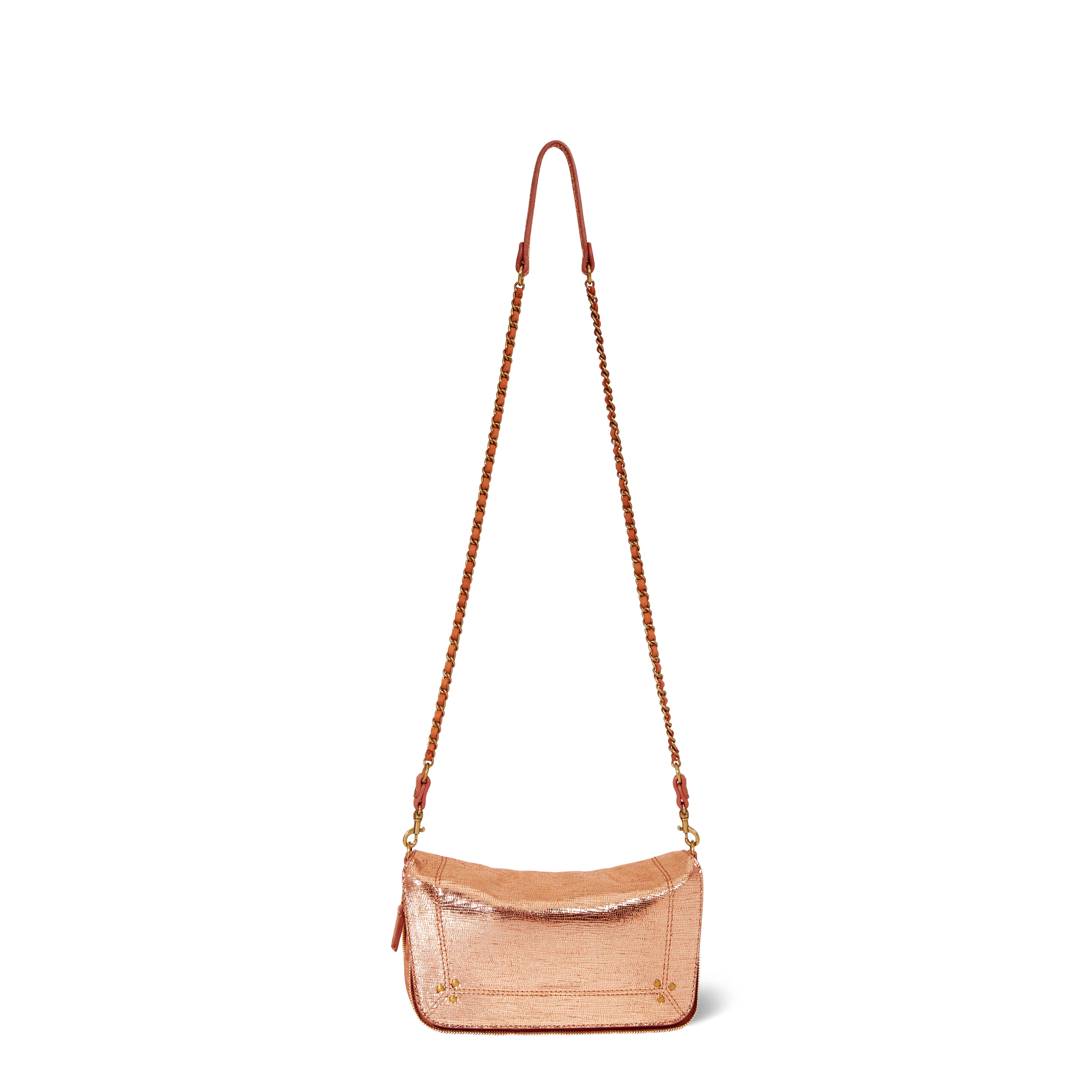 Bobi S Chèvre Lamé Rose Gold Jerome Dreyfuss