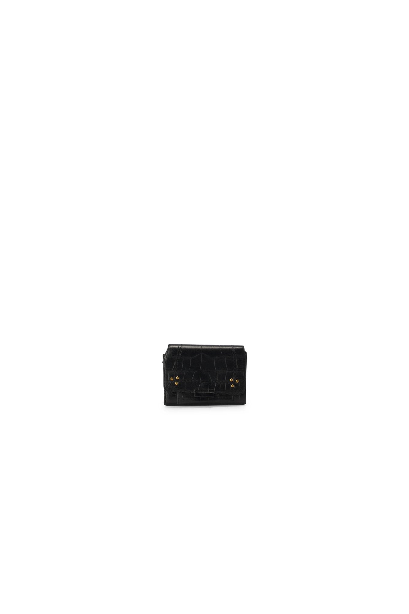 Lulu PM Vachette Croco Noir Jerome Dreyfuss