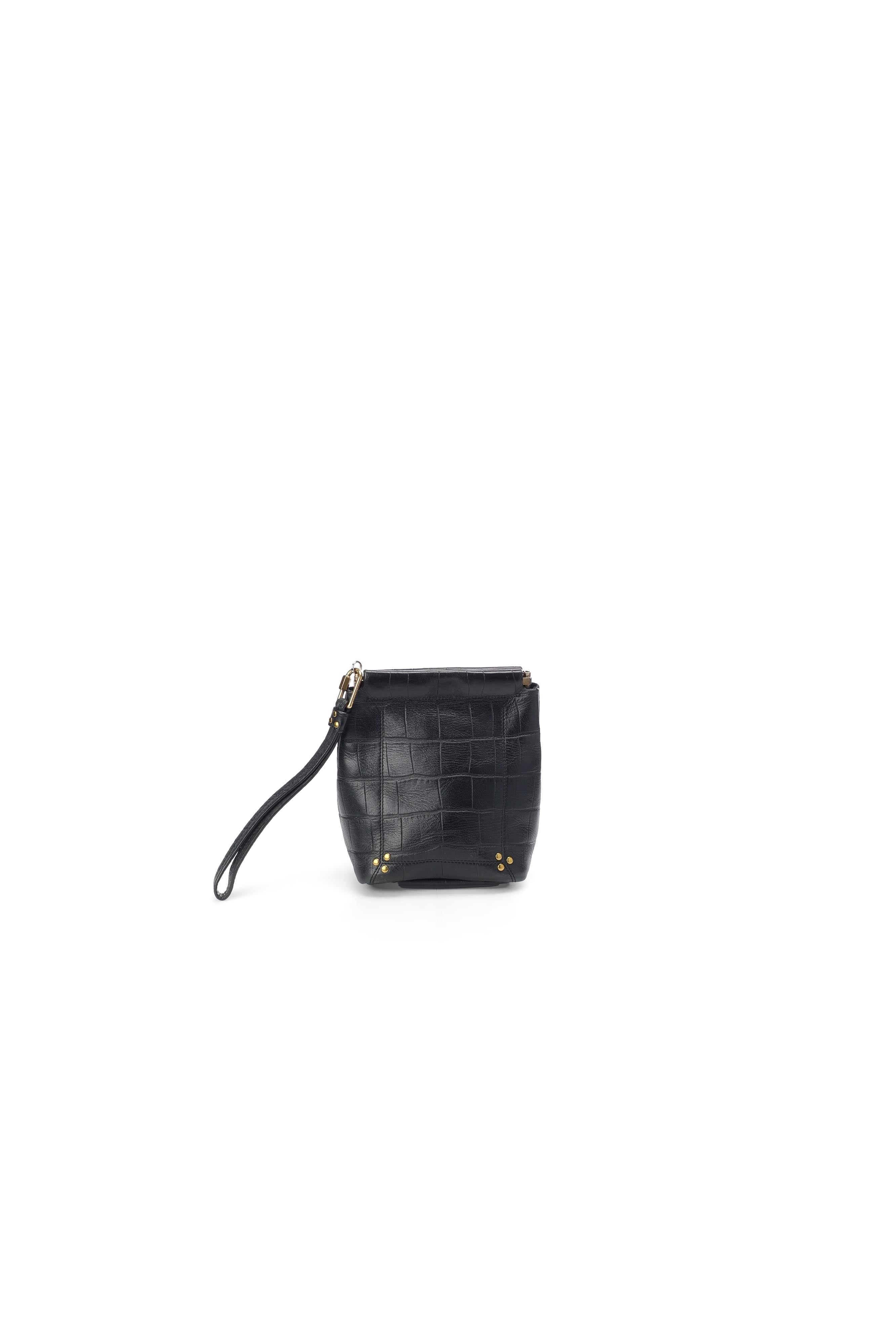Clic Clac S Soft Vachette Croco Noir Jerome Dreyfuss