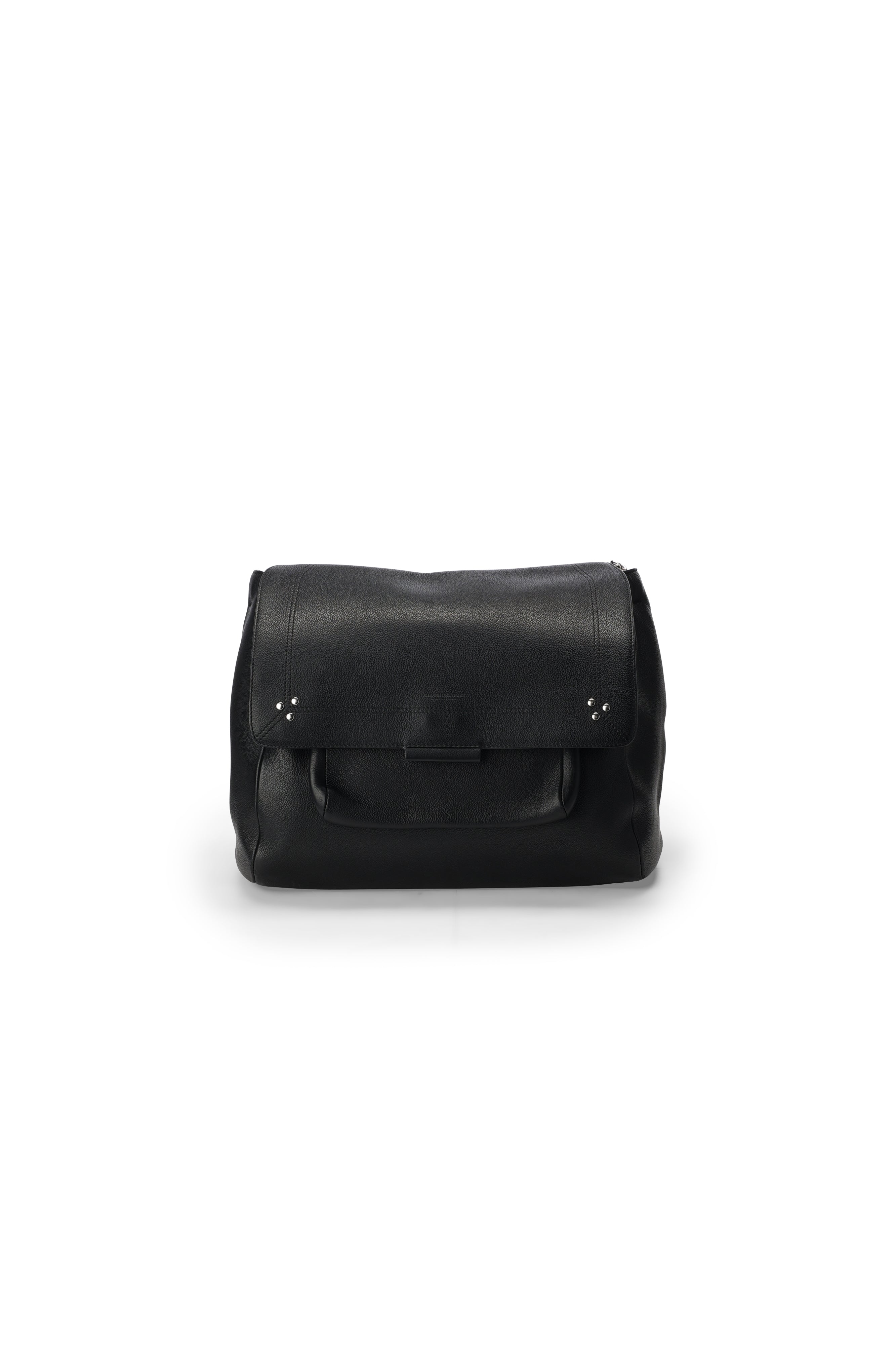 Lulu XL Veau noir silver Jerome Dreyfuss