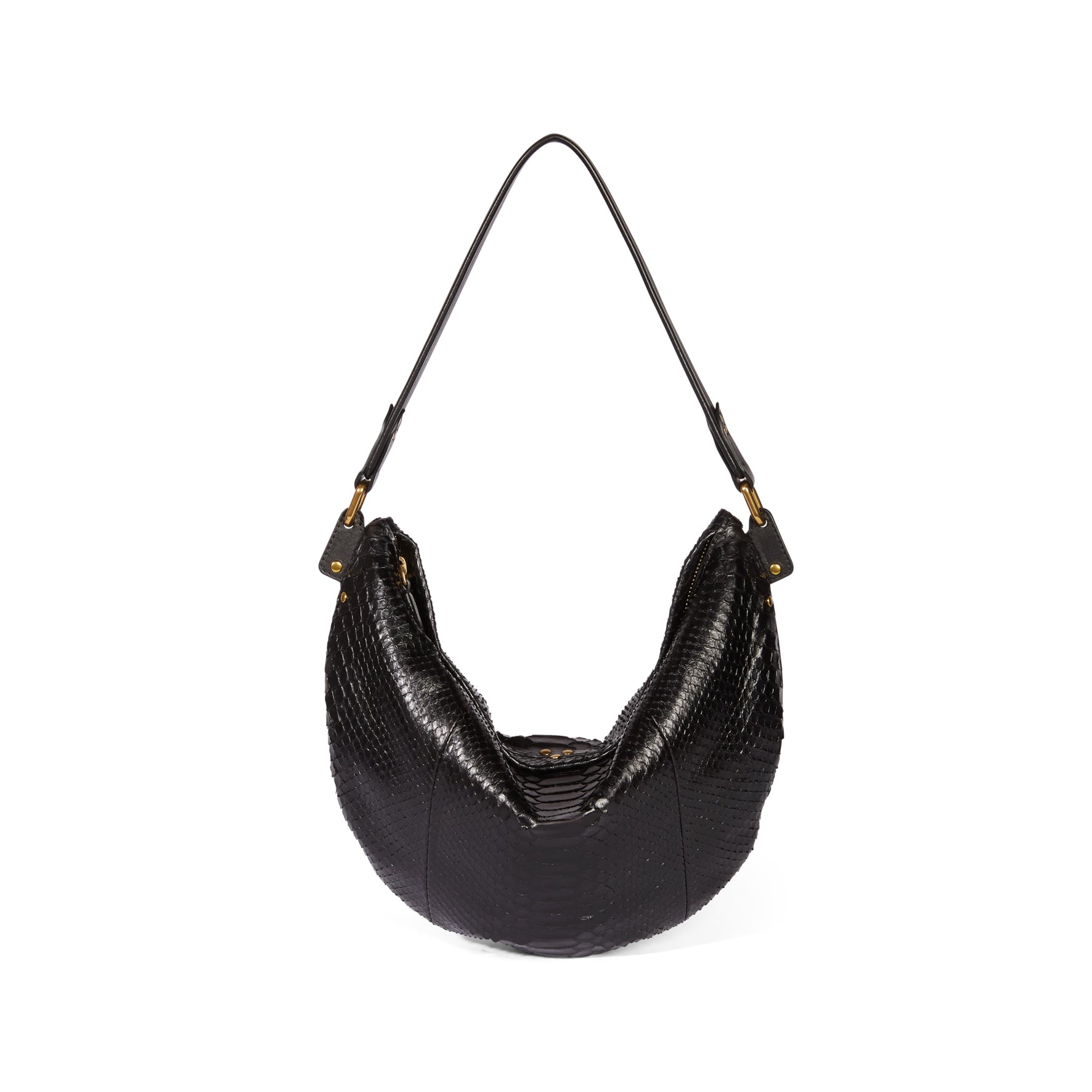 Paul Lune python Noir Jerome Dreyfuss