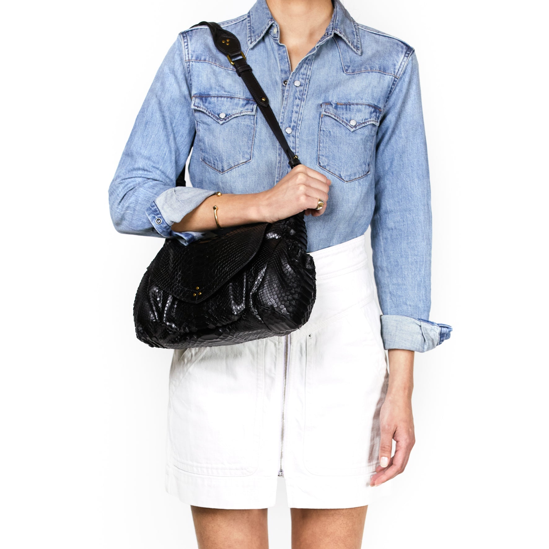 Helmut M python Noir Jerome Dreyfuss