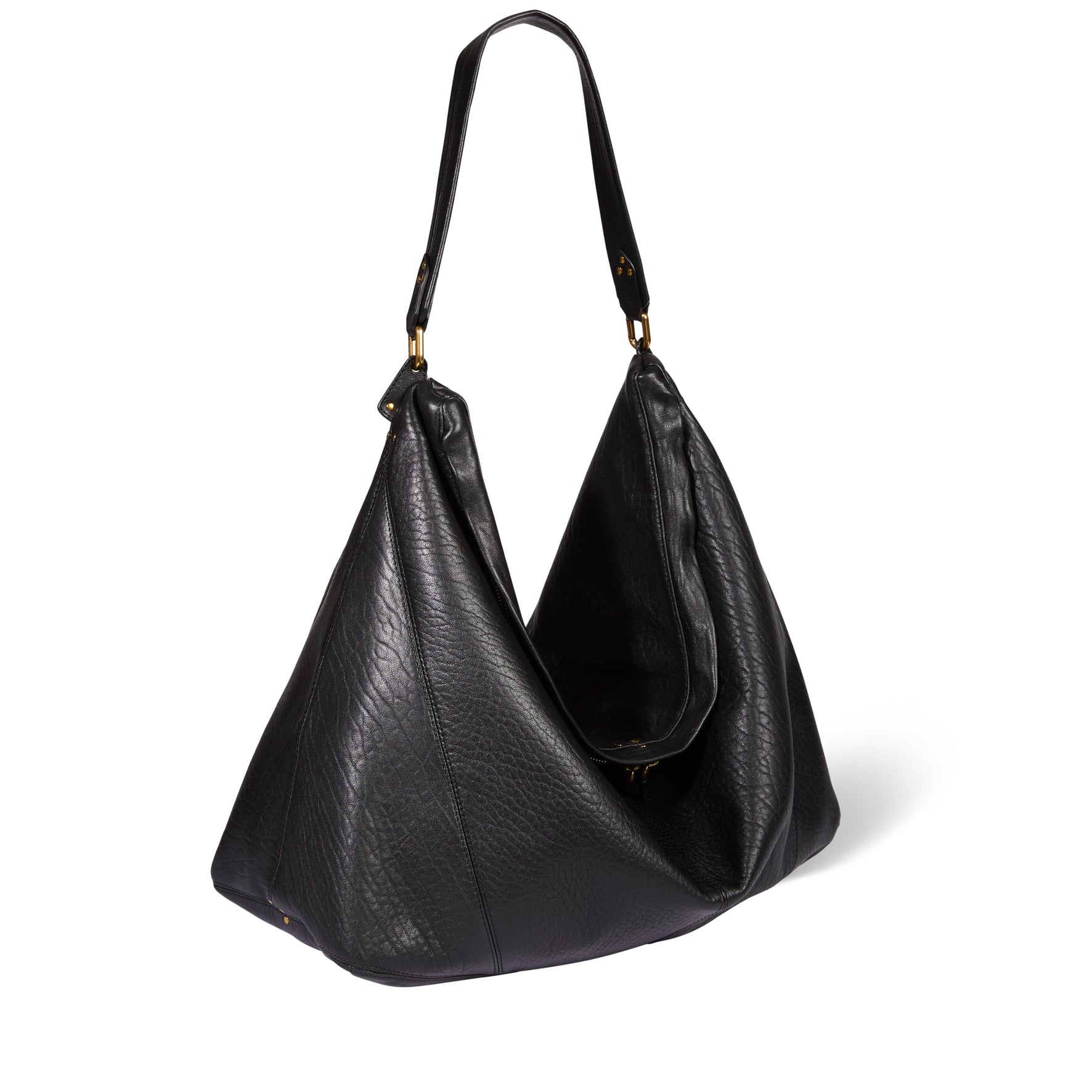 Paul Hobo Agneau Noir Jerome Dreyfuss