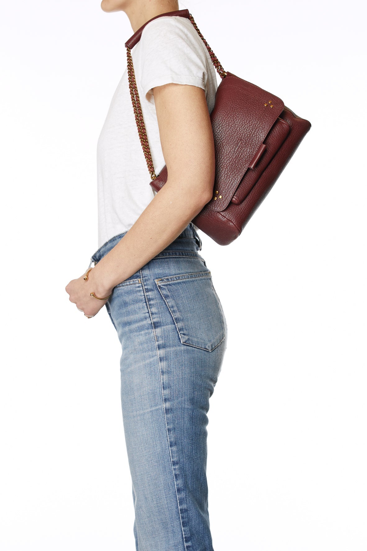 Lulu L Chèvre Bordeaux Grainé Jerome Dreyfuss