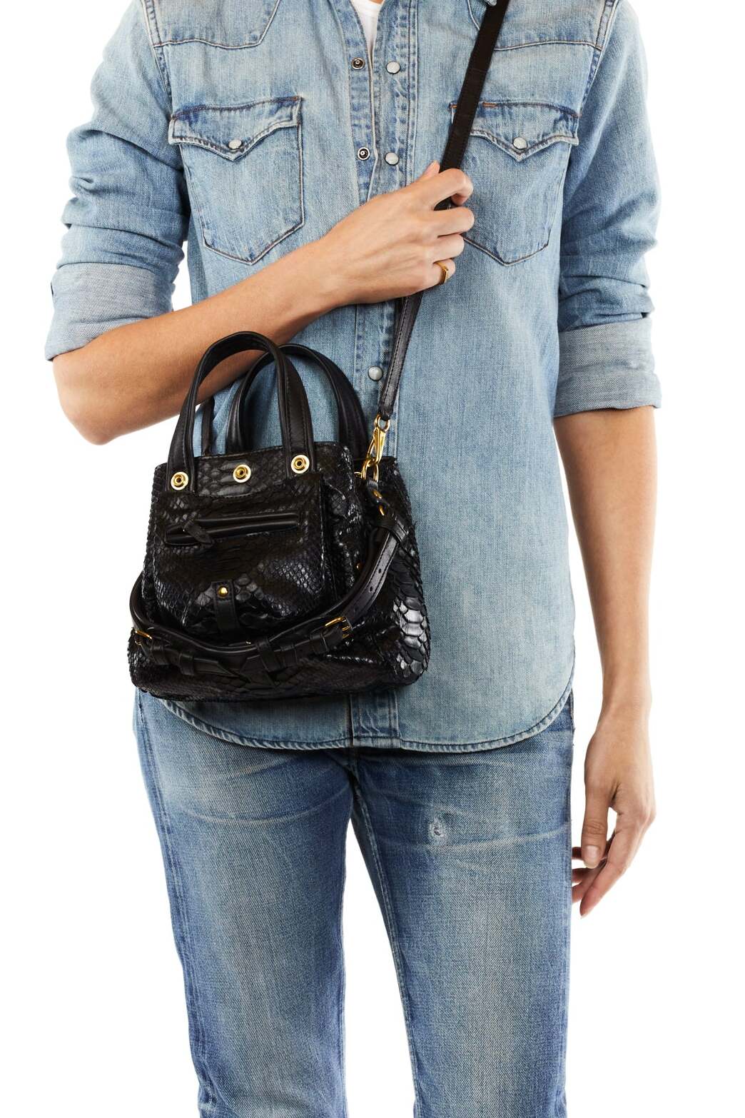 Billy Nano python Noir Jerome Dreyfuss