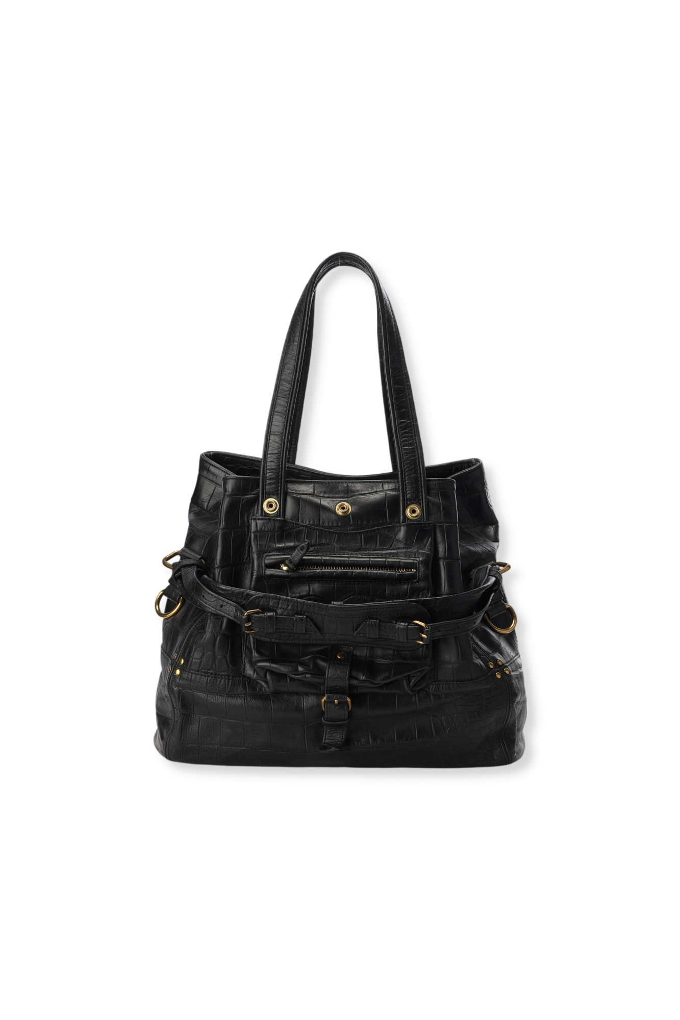 Billy M Vachette croco noir Jerome Dreyfuss
