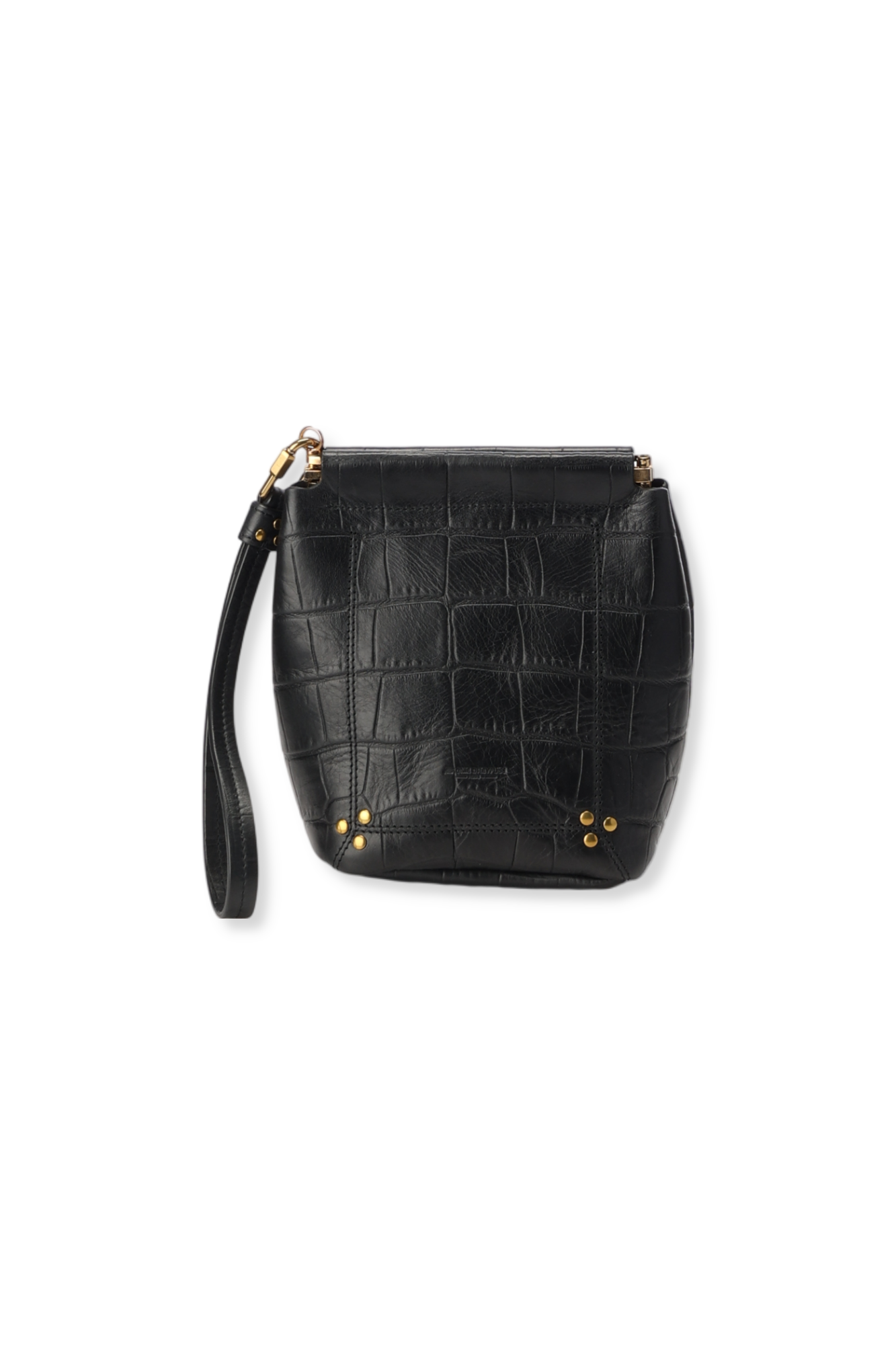 Clic Clac S Soft Vachette Croco Noir Jerome Dreyfuss
