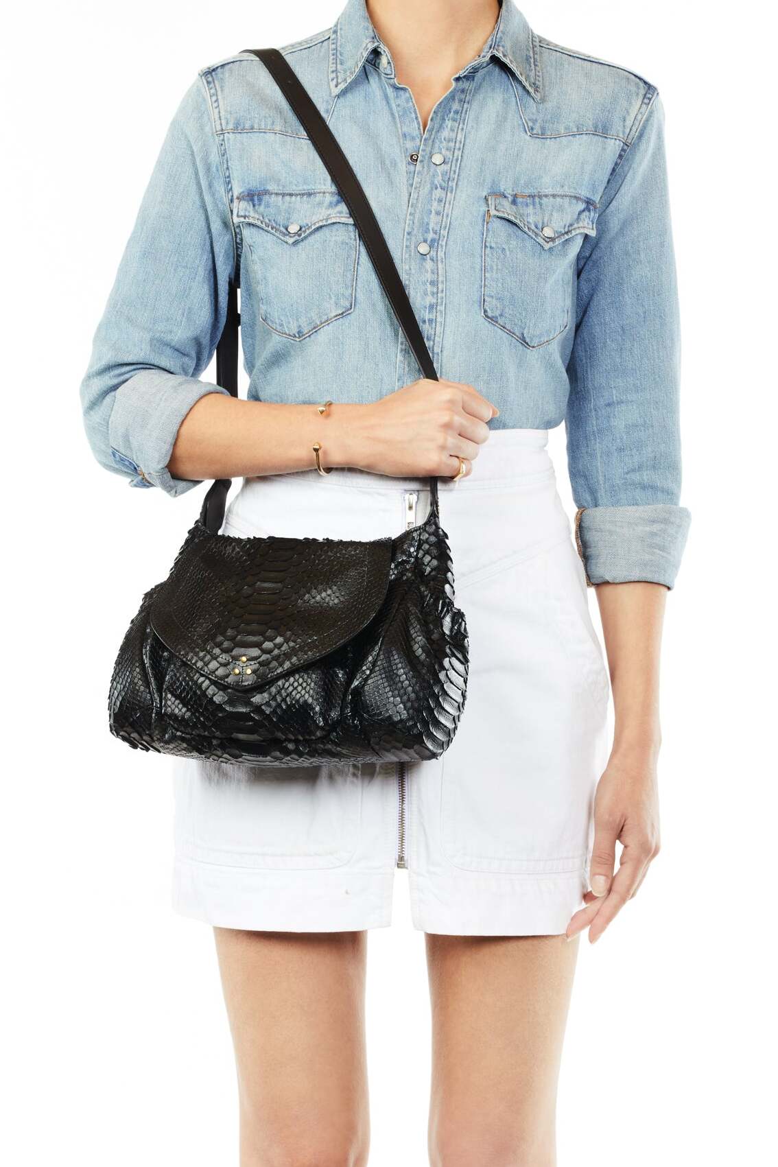 Helmut M python Noir Jerome Dreyfuss