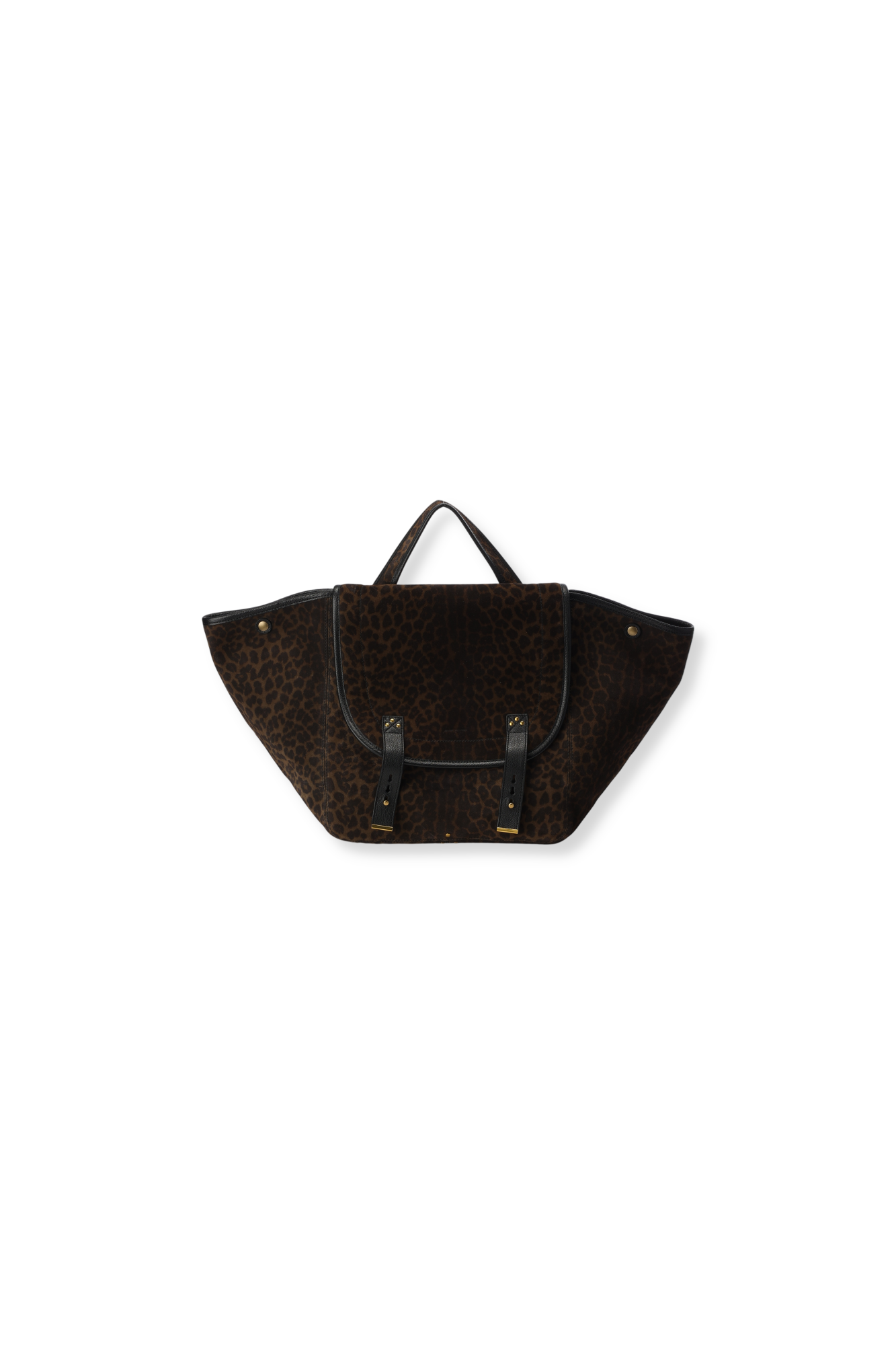 Stan Panier L Croute velours Imprimé Léopard Kaki Jerome Dreyfuss