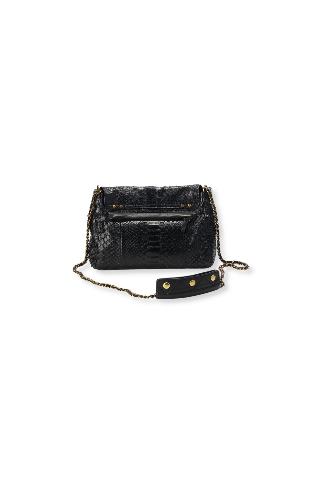 Lulu M Python Noir Jerome Dreyfuss