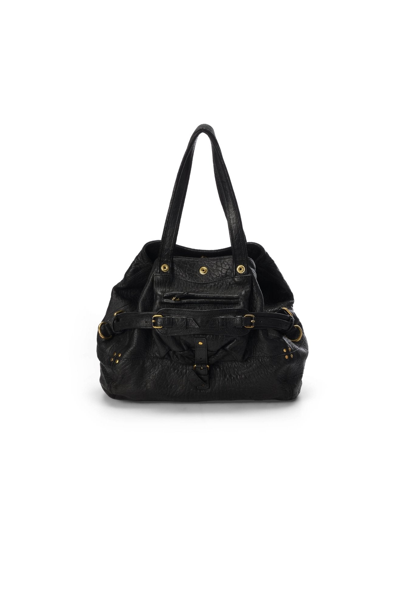 Sac Billy M Agneau Noir Jerome Dreyfuss
